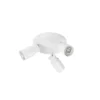 SLV 1008334 PURI 2.0 Tube Wand- und Deckenleuchte rund 3-flammig weiß GU10