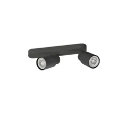 SLV 1008308 PURI 2.0 Tube Wand- und Deckenleuchte 2-flammig schwarz GU10
