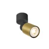 SLV 1008285 PURI 2.0 Tube Wand- und Deckenleuchte 1-flammig gold schwarz GU10