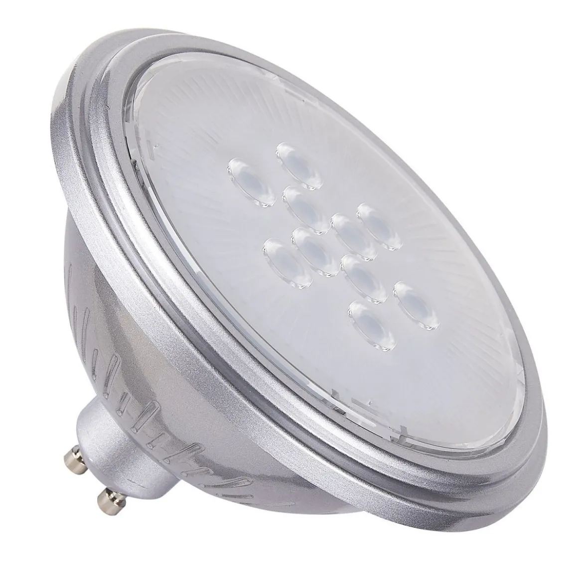 SLV 1005295 QPAR111 GU10 LED Lichtquelle silber 7W 3000K CRI90 40°