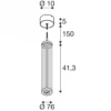 SLV 1008034 QUIMERA Pendelleuchte 2700-3000K Phase dunkel kupfer