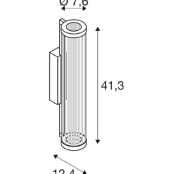SLV 1008035 QUIMERA Wandaufbauleuchte 2700-3000K PHASE dunkel bronze