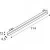 SLV 1005402 SIGHT TRACK 3-Phasen Spot silber CCT 114cm