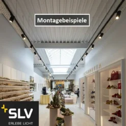 SLV 175010 S-TRACK Schiene 1m PHASE schwarz