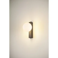 SLV 1008123 SUN Wandlampe eckig schwarz