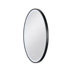 SLV 1007201 TRUKKO 60 Spiegel chrom schwarzer Rand CCT