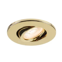 SLV 1007094 Universal Downlight Abdeckung für Downlight IP20 schwenkbar gold rund