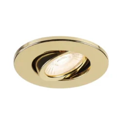 SLV 1007094 Universal Downlight Abdeckung für Downlight IP20 schwenkbar gold rund