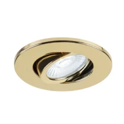 SLV 1007094 Universal Downlight Abdeckung für Downlight IP20 schwenkbar gold rund