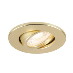 SLV 1007191 Universal Downlight Abdeckung für Downlight IP20 rund schwenkbar gold