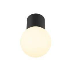 SLV 1008099 VARYT Deckenaufbauleuchte max. 6W E14 IP44 schwarz ohne Glas