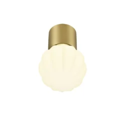 SLV 1008102 VARYT Deckenaufbauleuchte max. 6W E14 IP44 messing ohne Glas