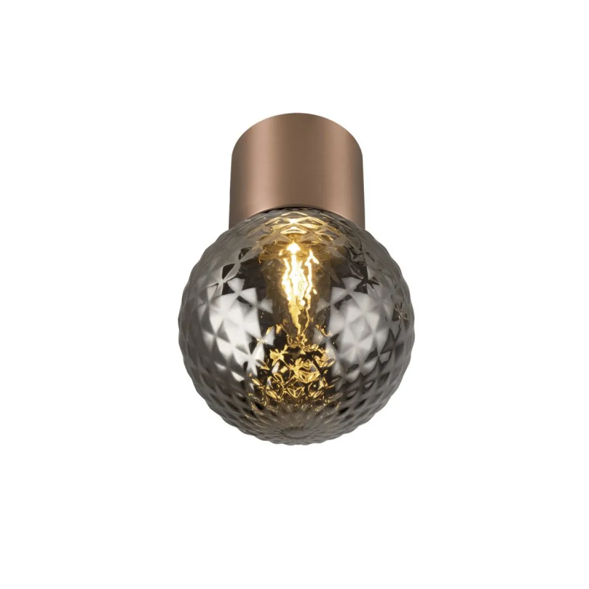 SLV 1008103 VARYT Deckenaufbauleuchte max. 6W E14 IP44 kupfer ohne Glas