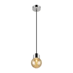 SLV 1008116 VARYT Pendelleuchte chrom ohne Glas E14