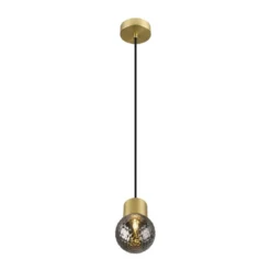SLV 1008117 VARYT Pendelleuchte messing ohne Glas E14