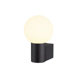 SLV 1008104 VARYT Wandaufbauleuchte max. 6W E14 IP44 schwarz ohne Glas