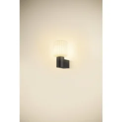 SLV 1008104 VARYT Wandaufbauleuchte max. 6W E14 IP44 schwarz ohne Glas