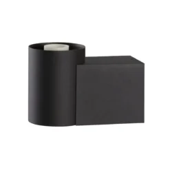 SLV 1008104 VARYT Wandaufbauleuchte max. 6W E14 IP44 schwarz ohne Glas