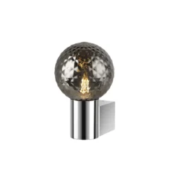 SLV 1008106 VARYT Wandaufbauleuchte max. 6W E14 IP44 chrom ohne Glas