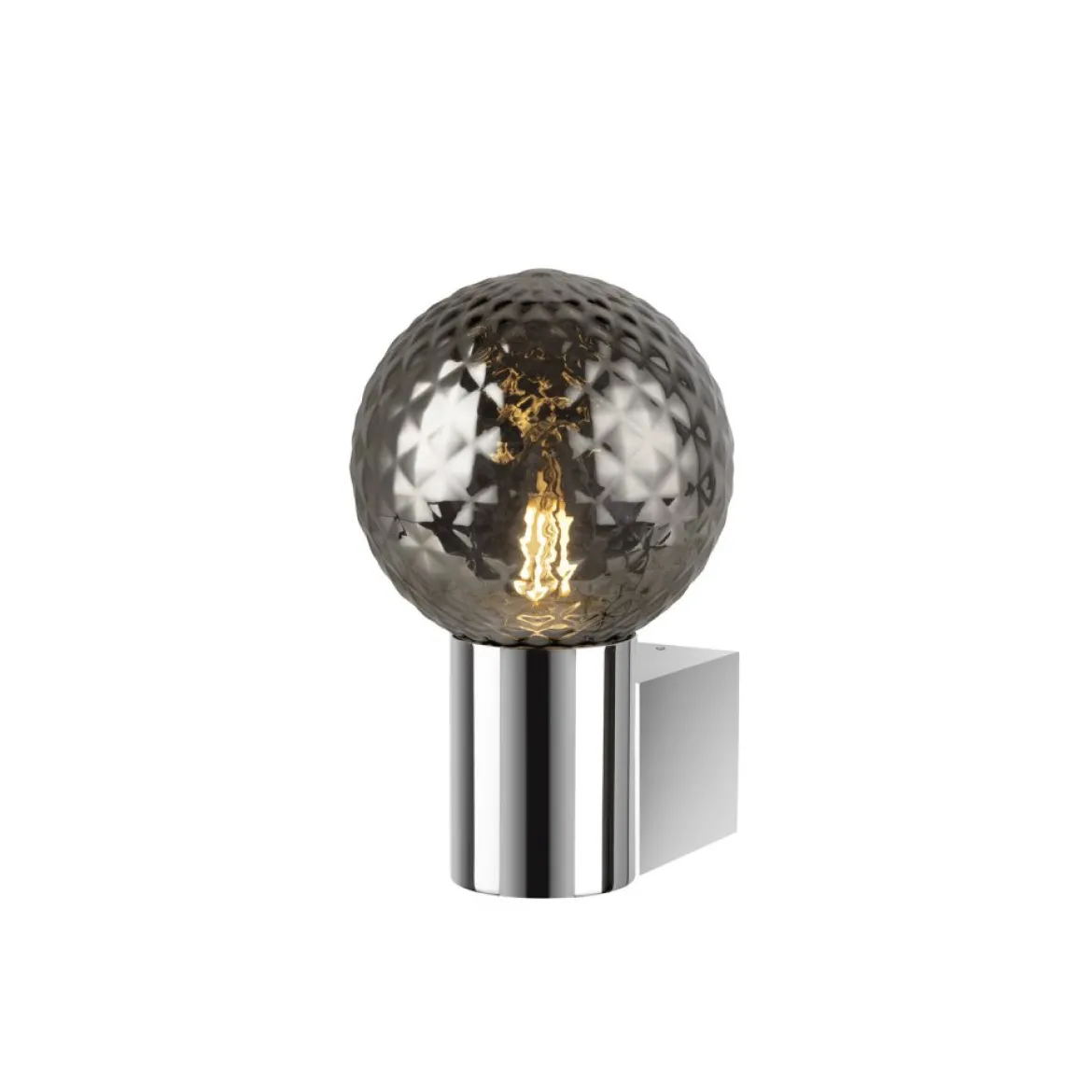 SLV 1008106 VARYT Wandaufbauleuchte max. 6W E14 IP44 chrom ohne Glas