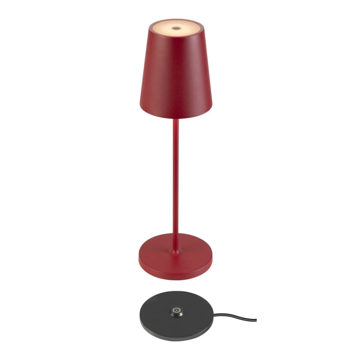 SLV 1007694 VINOLINA TWO Akku Tischleuchte CCT dimmbar IP65 rot