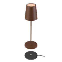 SLV 1007695 VINOLINA TWO Akku Tischleuchte CCT dimmbar IP65 rost