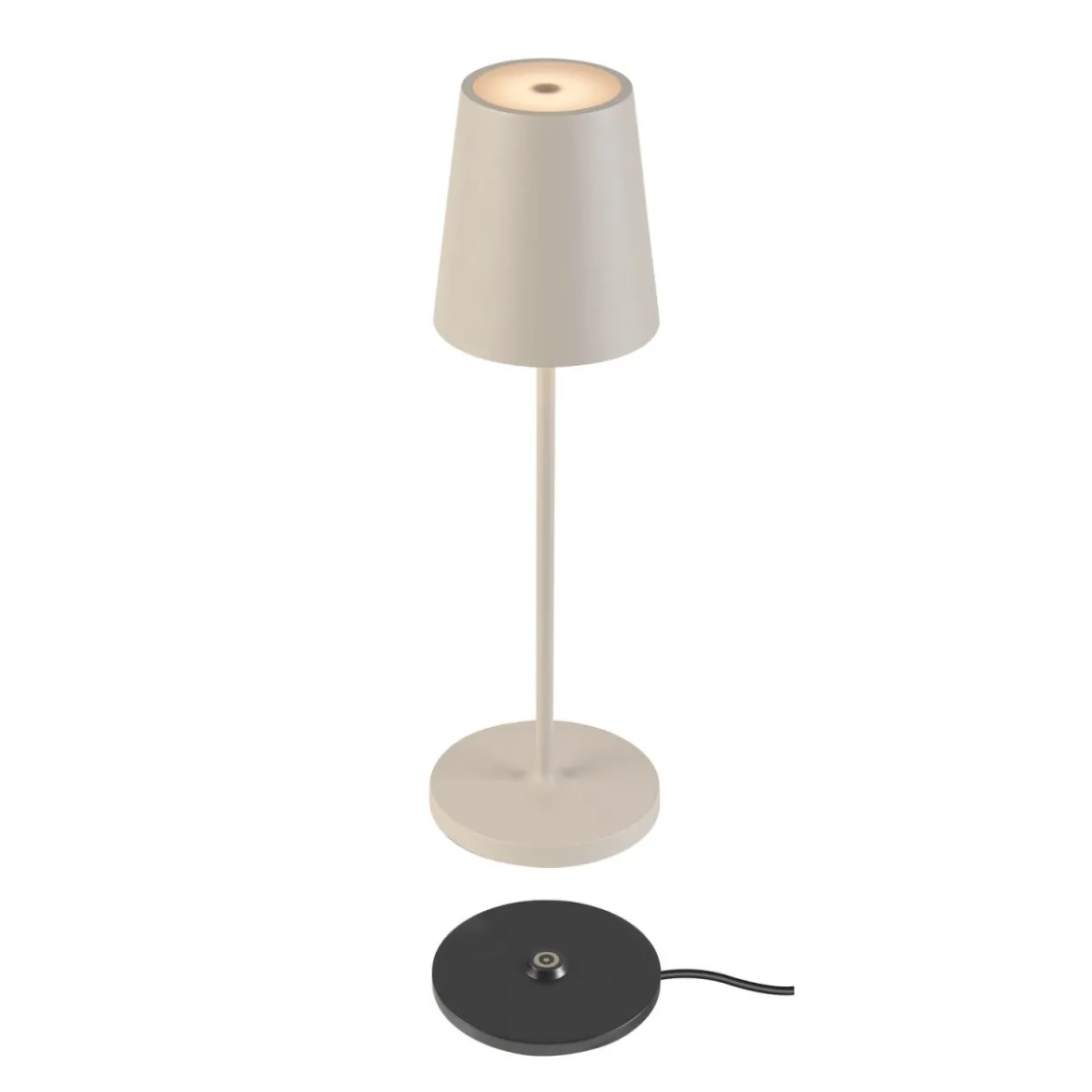SLV 1007697 VINOLINA TWO Akku Tischleuchte CCT dimmbar IP65 beige