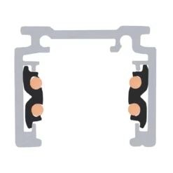 SLV 1006541 48V Track Aufbauschiene 1m schwarz standard
