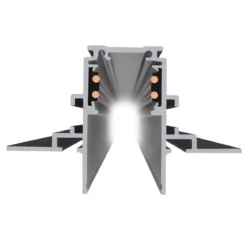 SLV 1006559 48V Track Einbauschiene schwarz 2m