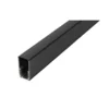 SLV 1007188 48V TRACK Schienenabdeckung 26mm für Aufbauschiene tief und Einbauschiene 2m schwarz