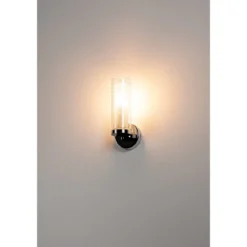 SLV 1002228 WL 105 Wandleuchte chrom doppelt Glas E14 IP44