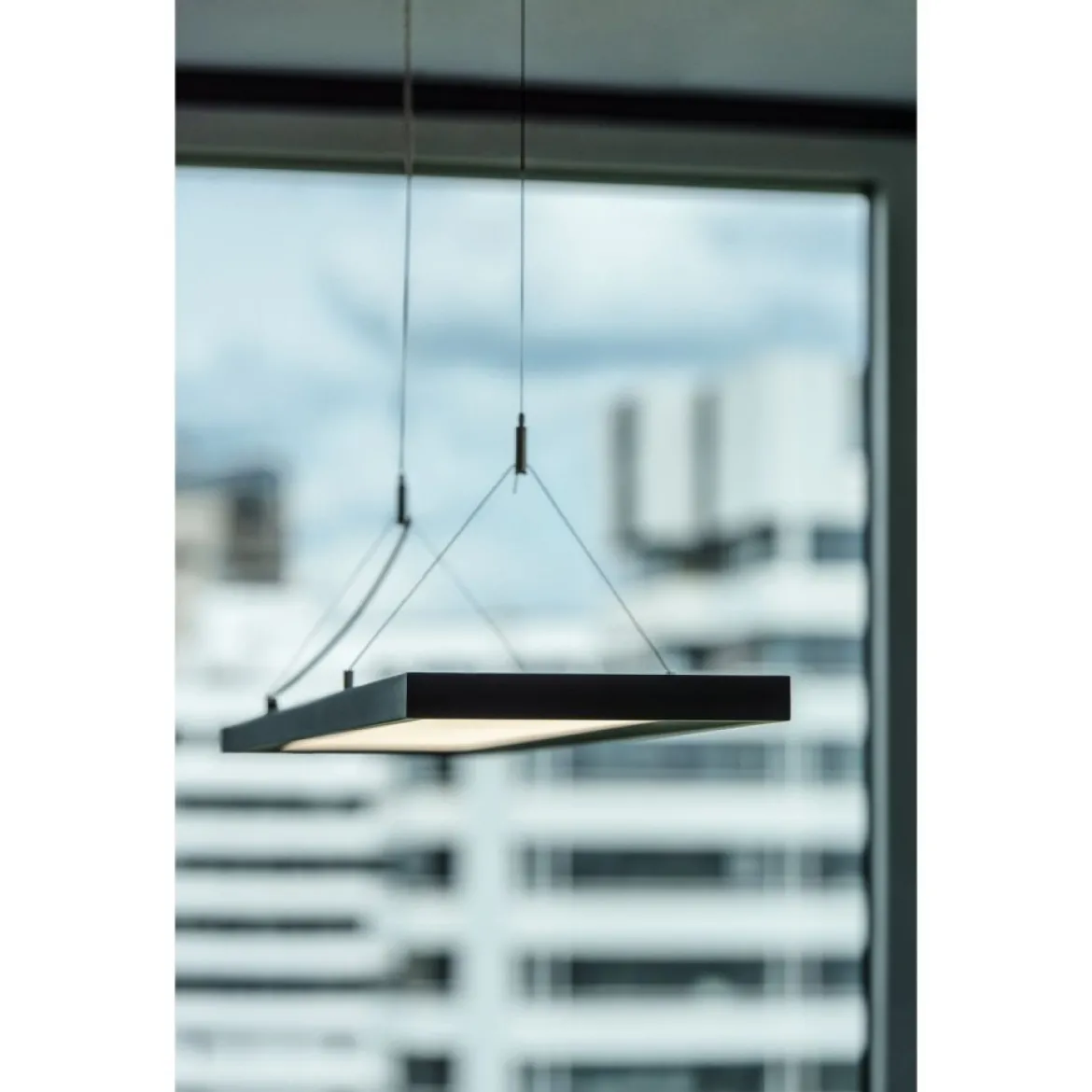 SLV 1005395 WORKLIGHT DALI Pendelleuchte schwarz 57W 4000K 80° 120cm