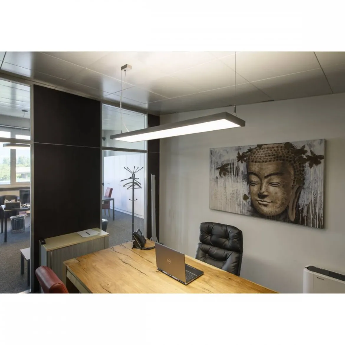 SLV 1007470 WORKLIGHT PRO 120 Pendelleuchte 120cm 4000K DALI Touch grau