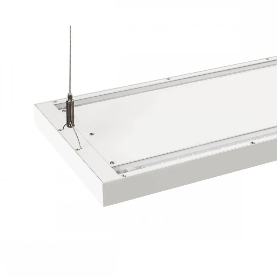 SLV 1007472 WORKLIGHT PRO 150 Pendelleuchte 150cm 4000K DALI Touch weiß