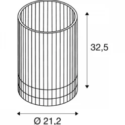 SLV 1010402 WUD Tischleuchte E27 Natur